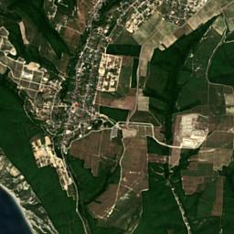 Берег, км 3.7–4.4: съёмка 2023, Sentinel-2 (мозаика без облачности)